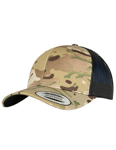 F-6606MC-Retro Trucker Multicam Cap